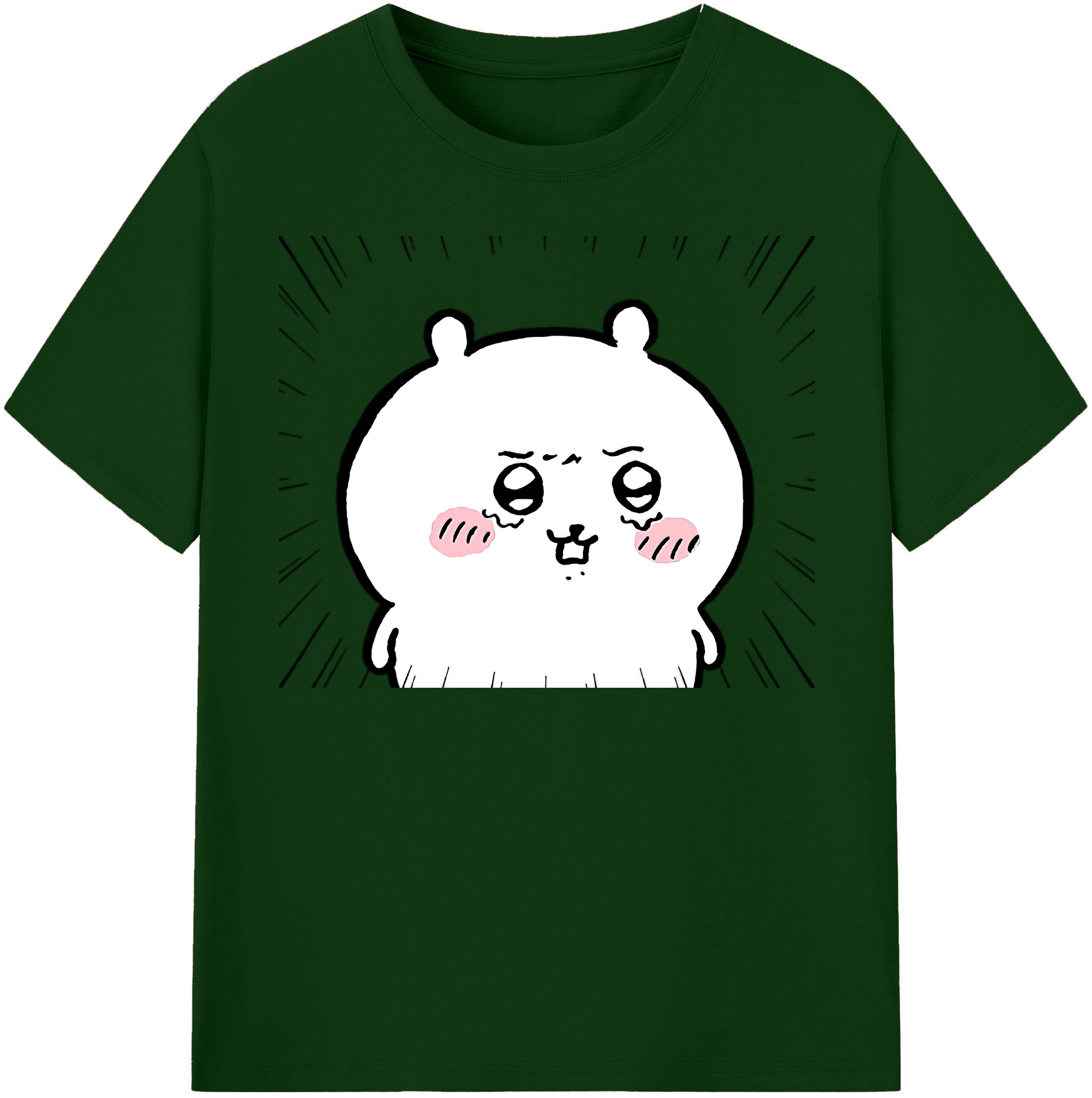 （画像用） ちいかわ ちいかわ Chii-kawa chiikawa 綿100％半袖Tシャツ（フロントプリント）